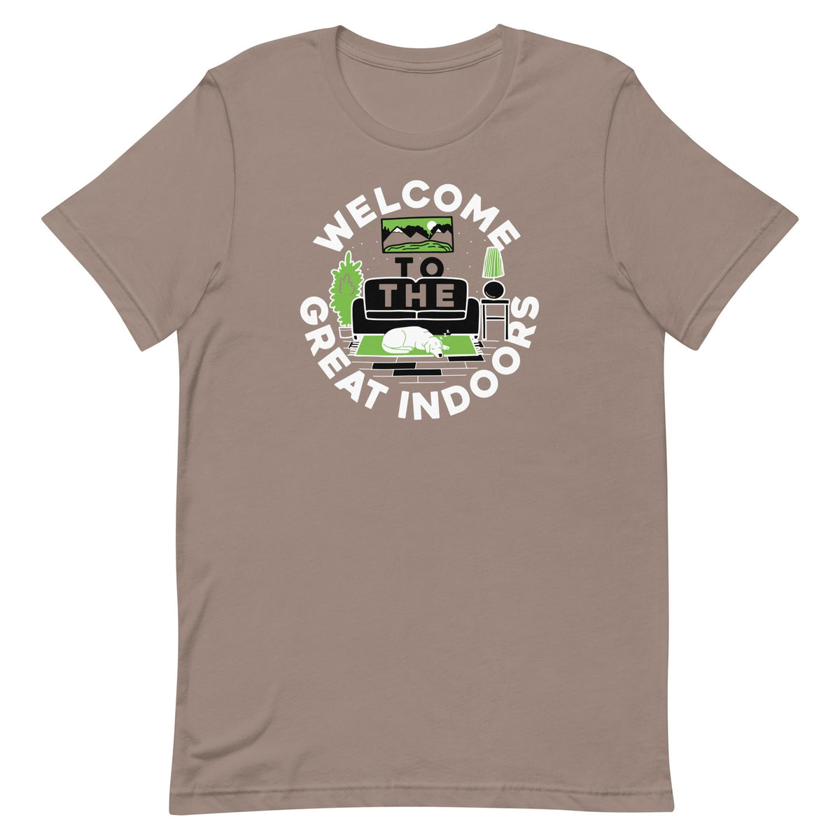 Welcome To The Great Indoors Men's Signature Tee