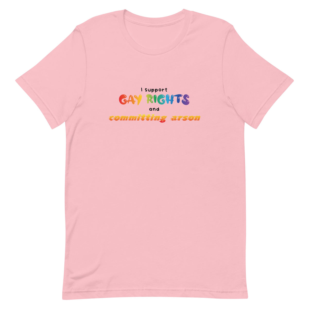 Gay Rights and Committing Arson Unisex