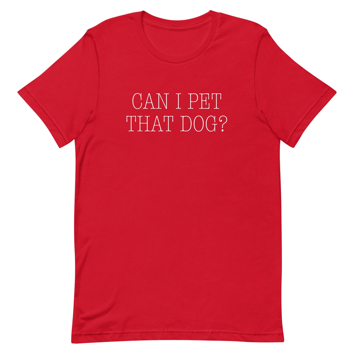 Can I Pet That Dog? Men's Signature Tee