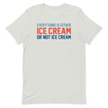 Everything Is Ice Cream Or Not Ice Cream Men's Signature Tee