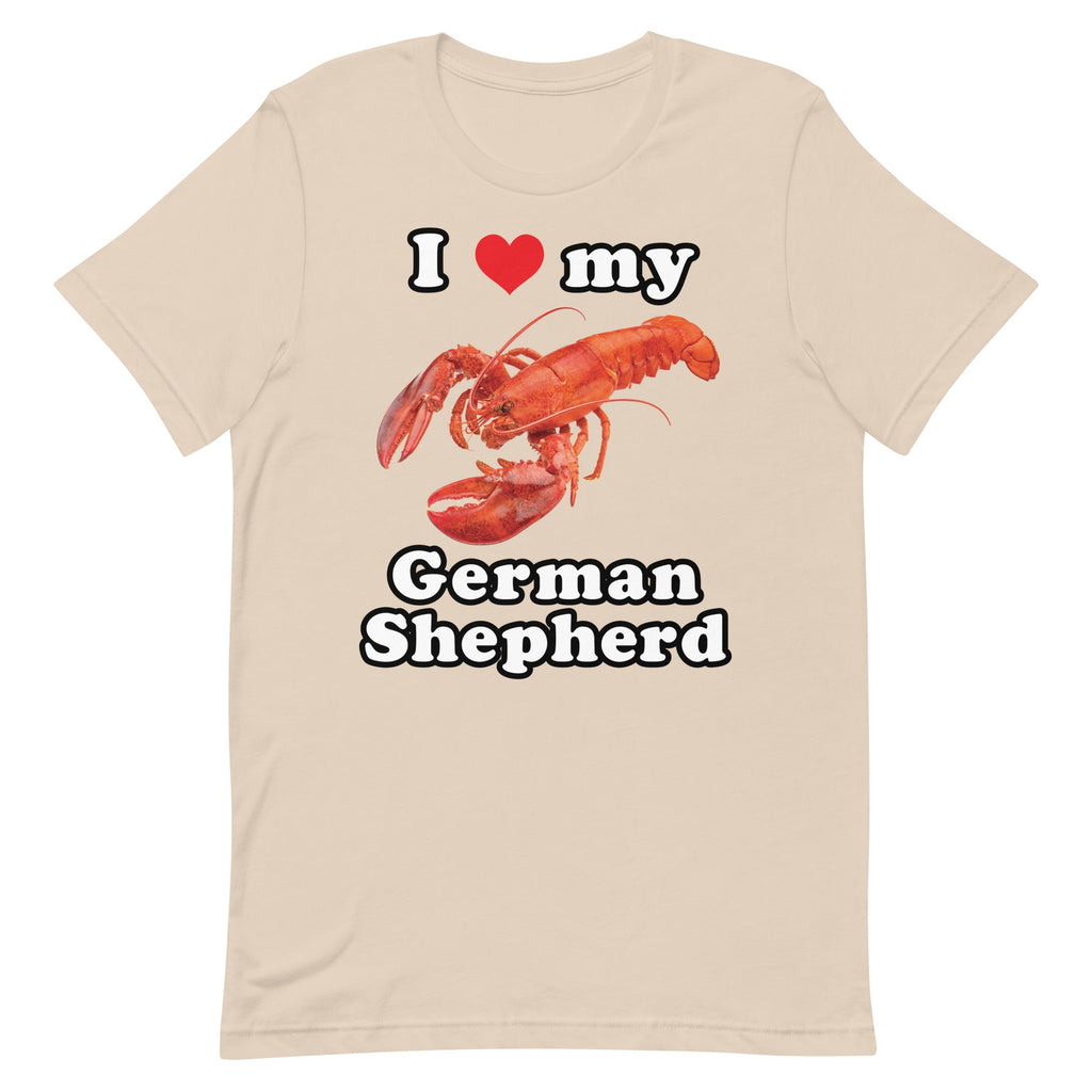 I Love My German Shepherd (Lobster) Unisex
