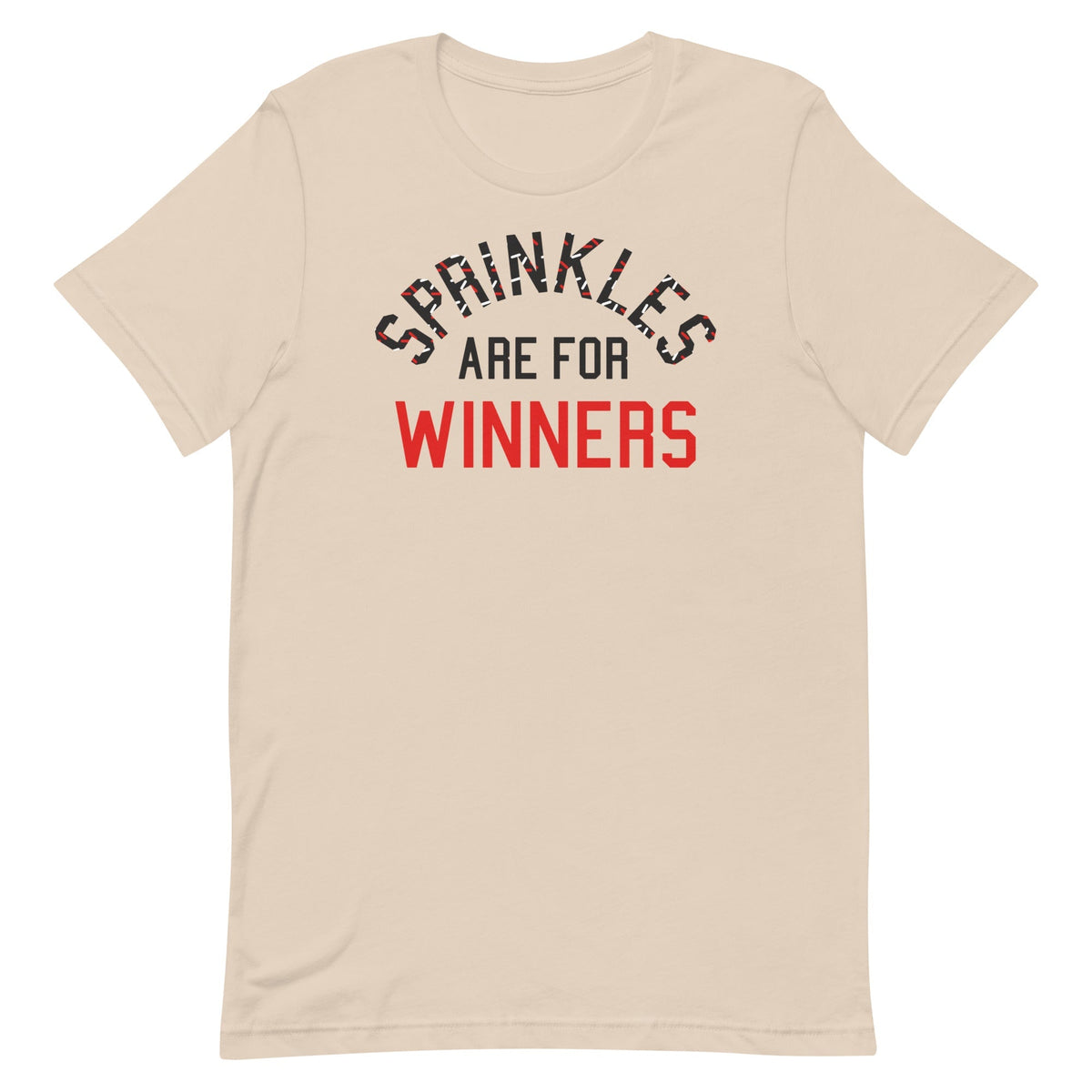 Sprinkles Are For Winners Men's Signature Tee