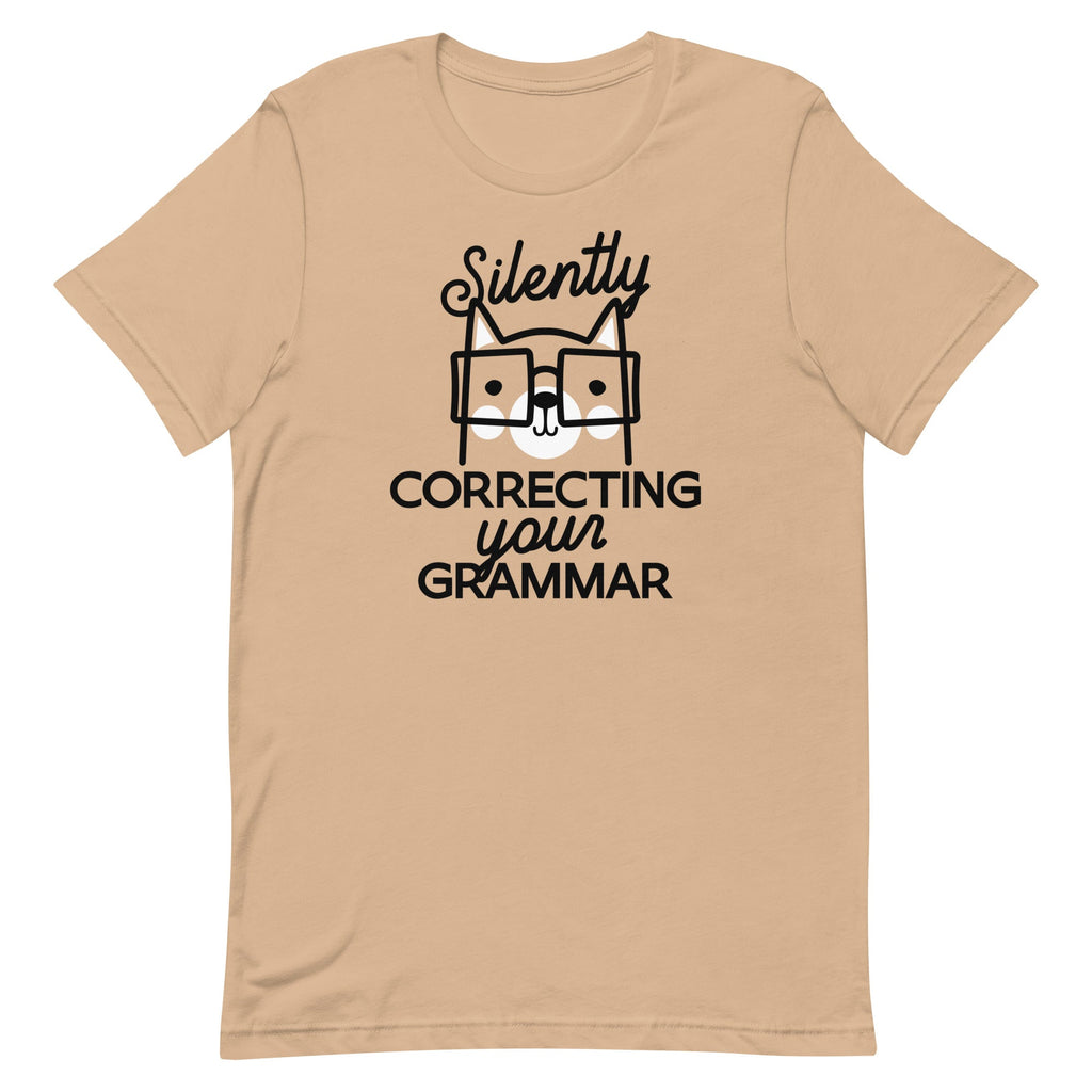 Silently Correcting Your Grammar Men's Signature Tee