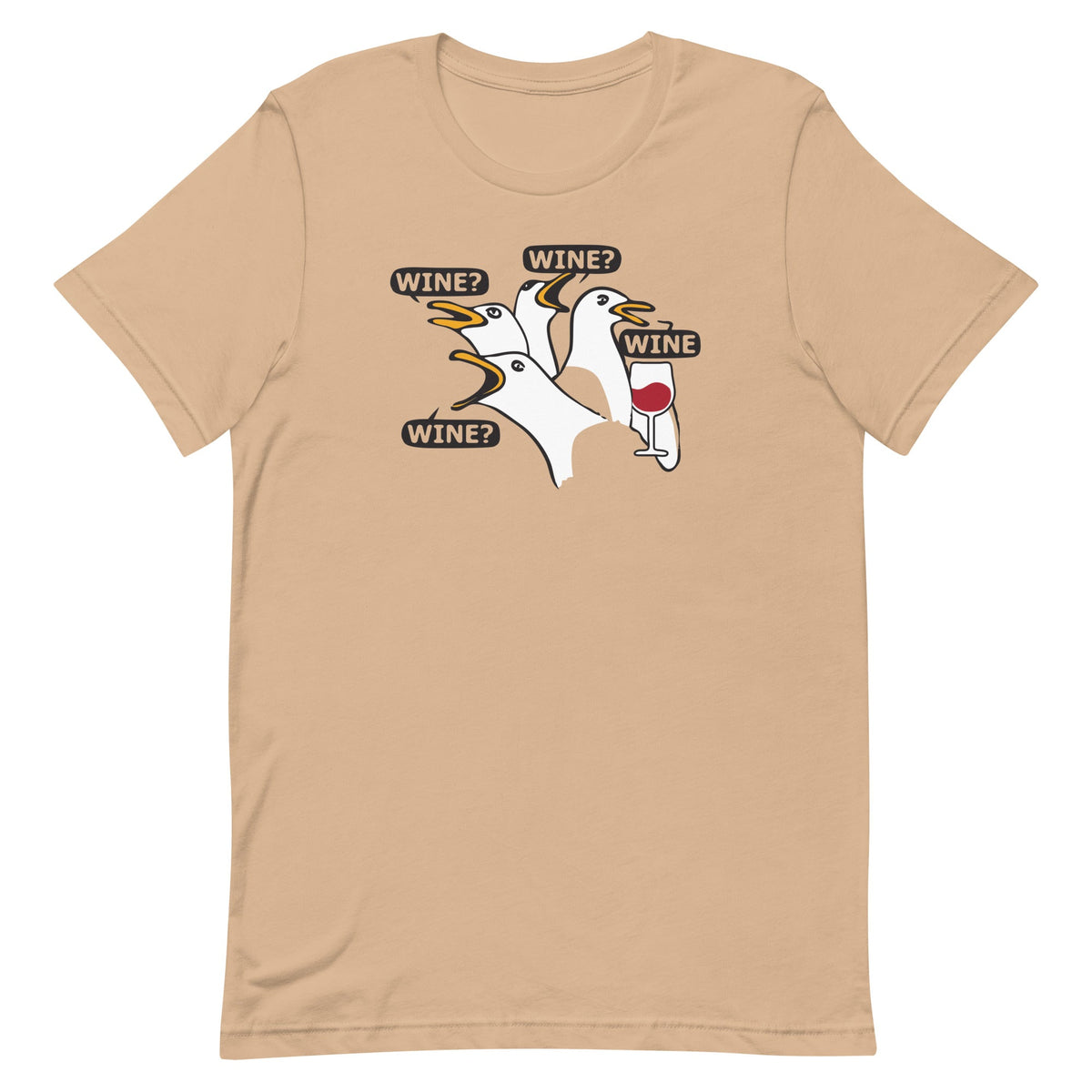 Wine Wine Wine Wine Men's Signature Tee