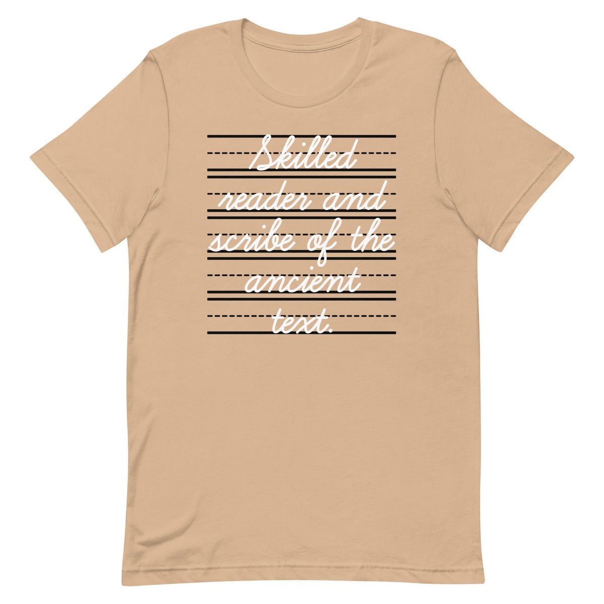 Skilled Reader And Scribe Of The Ancient Text Men's Signature Tee