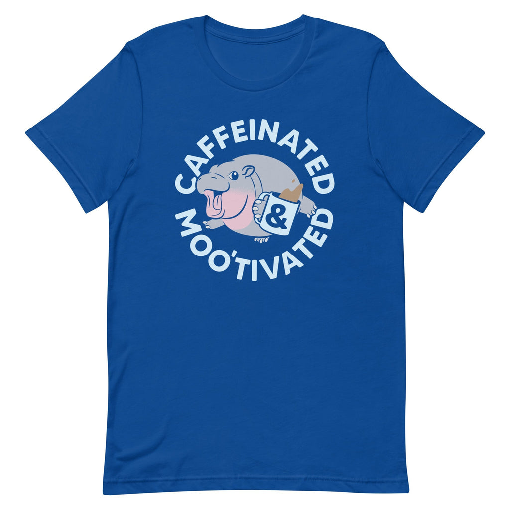Caffeinated & Moo'tivated Men's Signature Tee