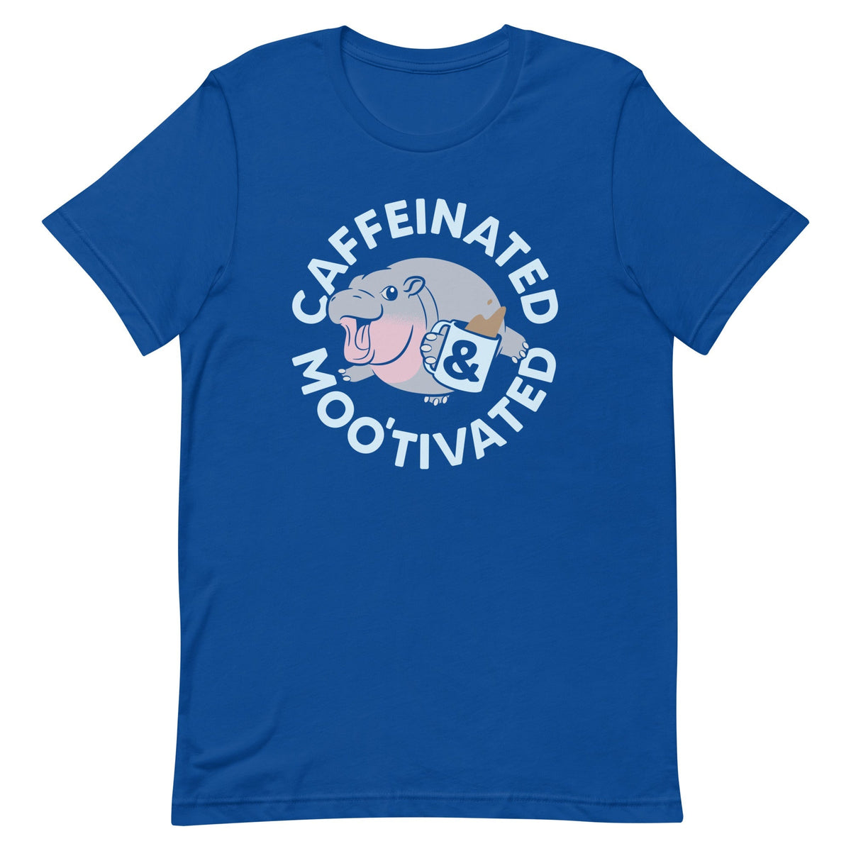 Caffeinated & Moo'tivated Men's Signature Tee