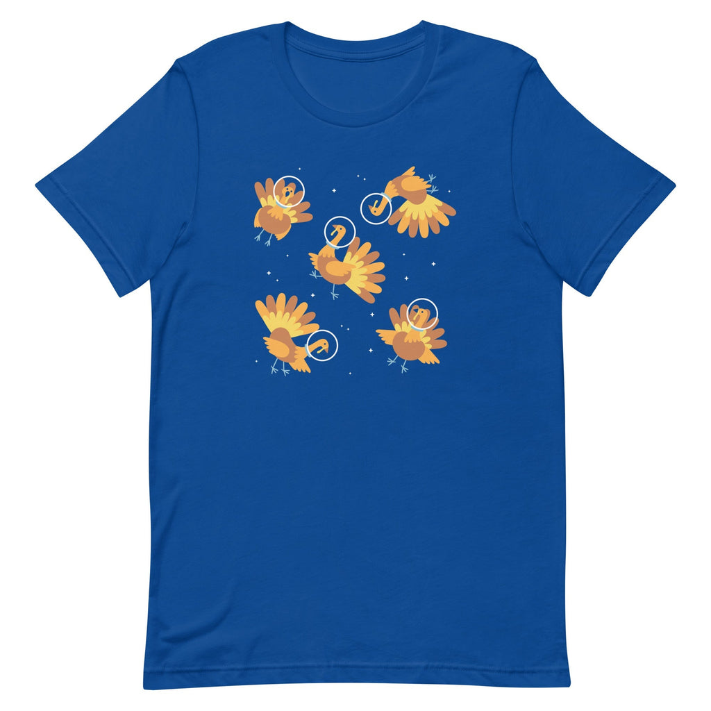 Turkeys In Space Men's Signature Tee