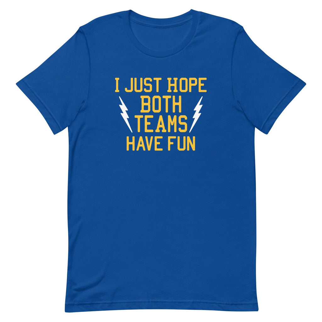 I Just Hope Both Teams Have Fun Men's Signature Tee