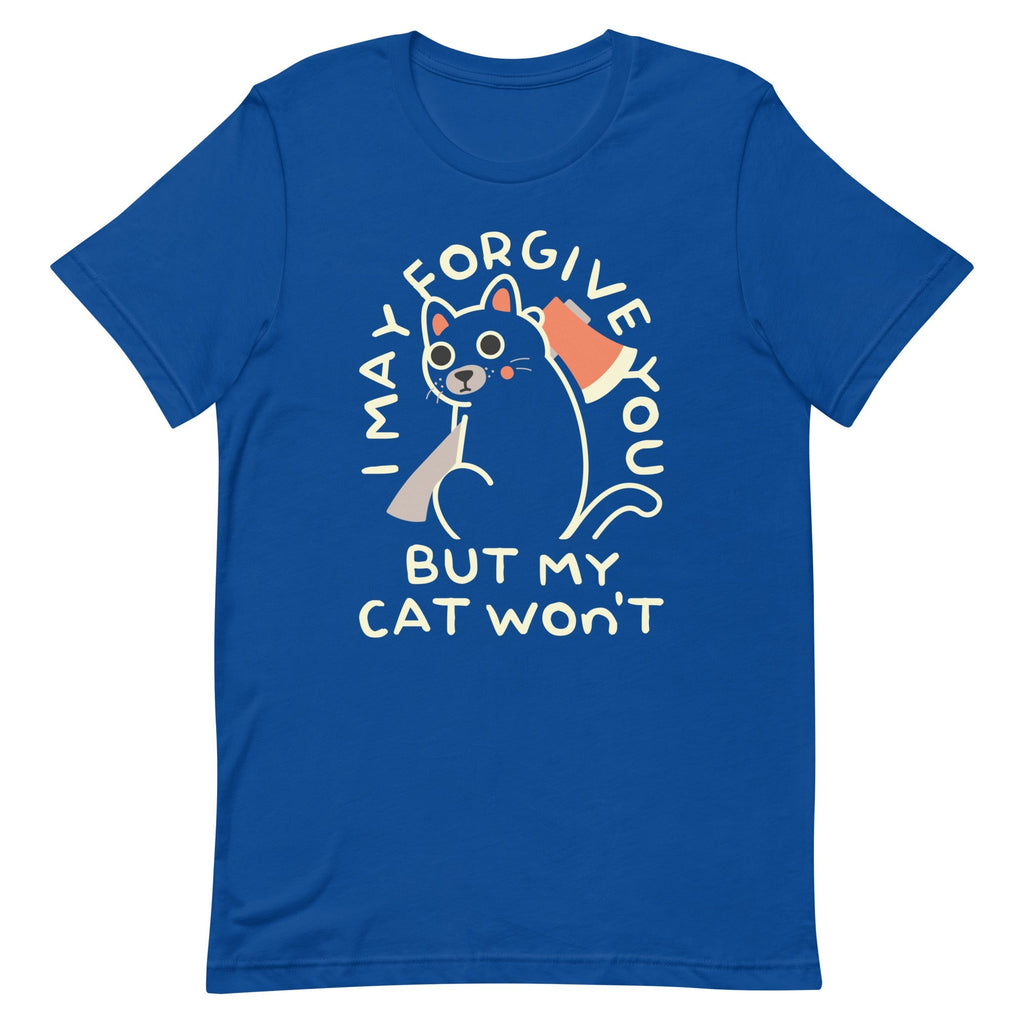 I May Forgive You But My Cat Won't Men's Signature Tee