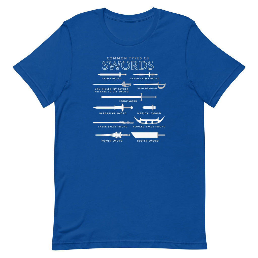 Common Types Of Swords Men's Signature Tee