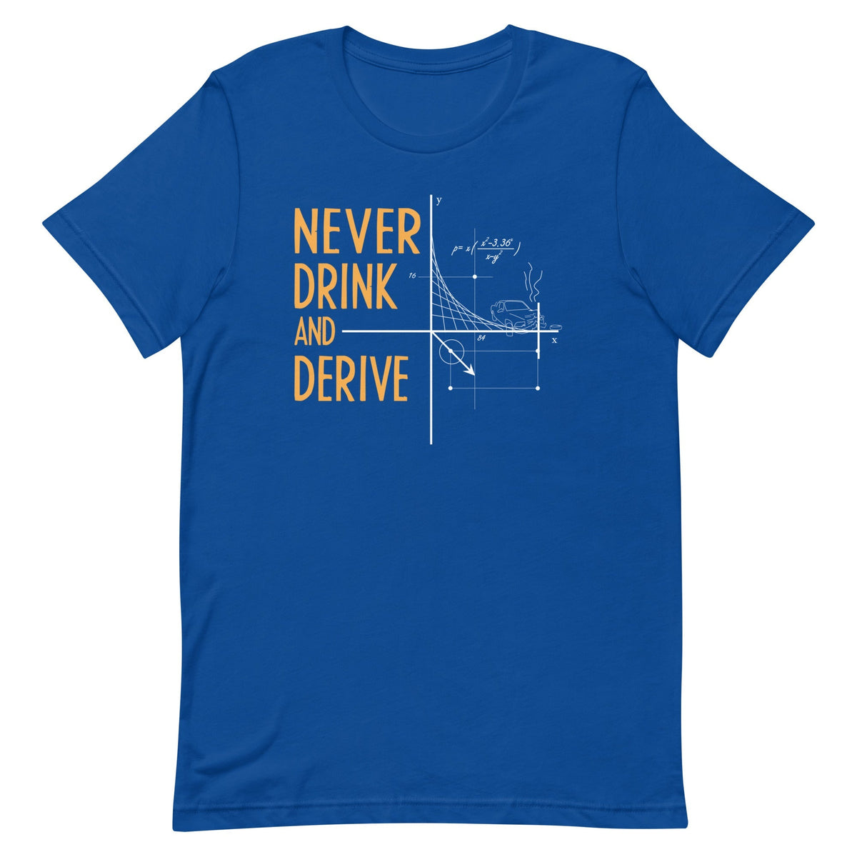 Never Drink and Derive Men's Signature Tee