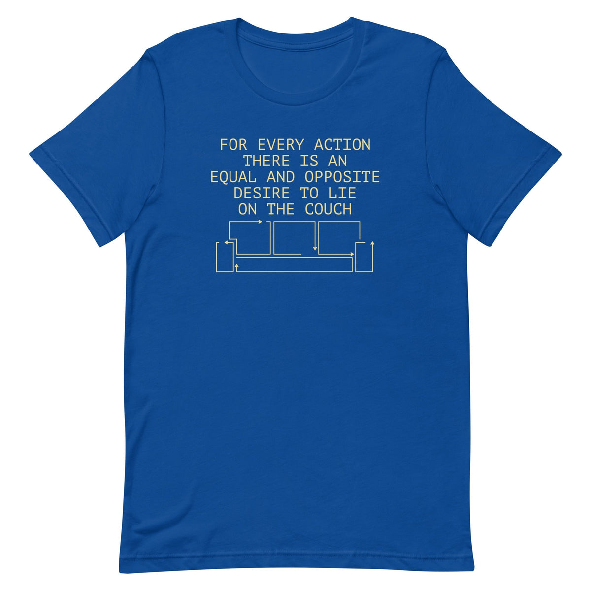 For Every Action There Is An Equal And Opposite Men's Signature Tee