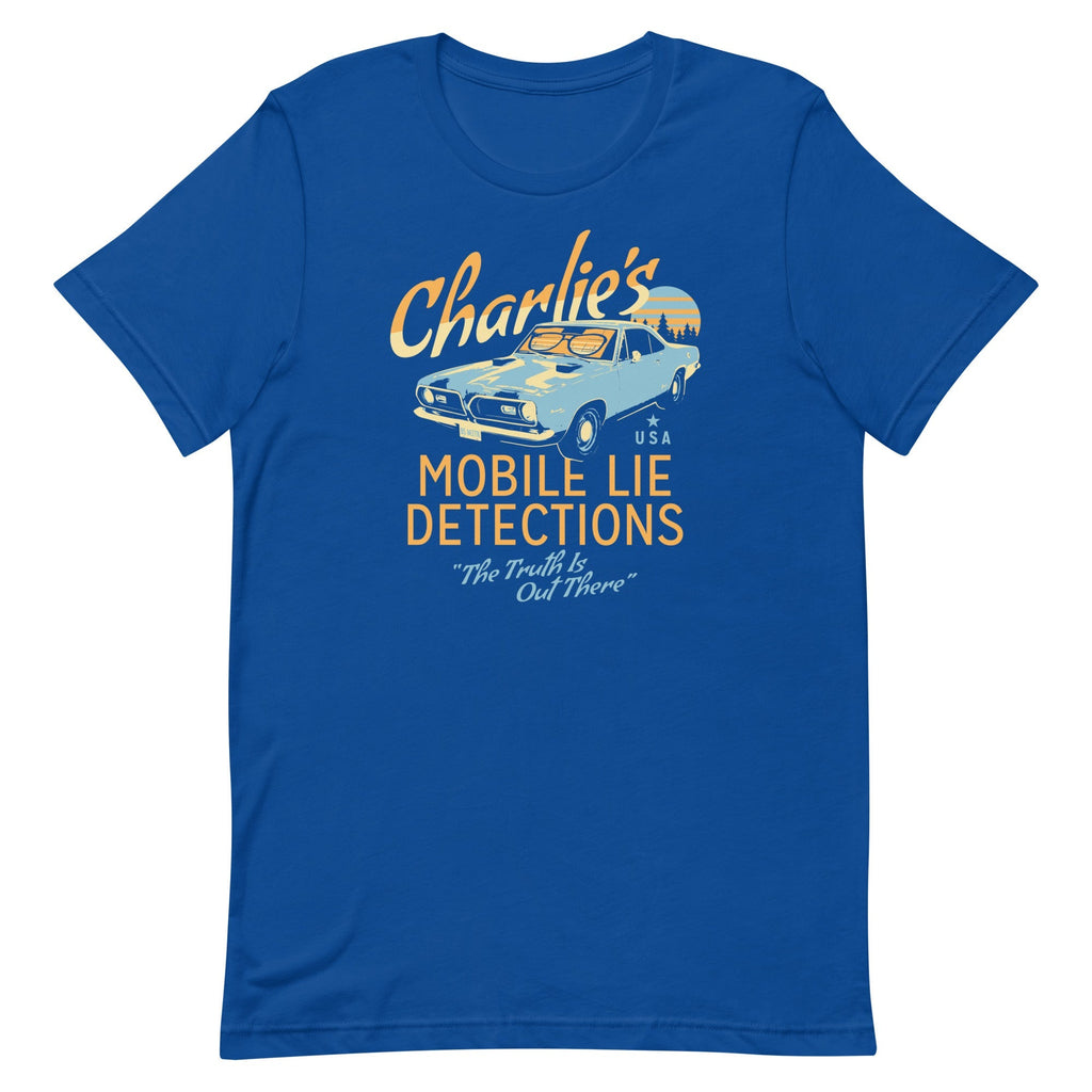 Charlie's Mobile Lie Detection Men's Signature Tee