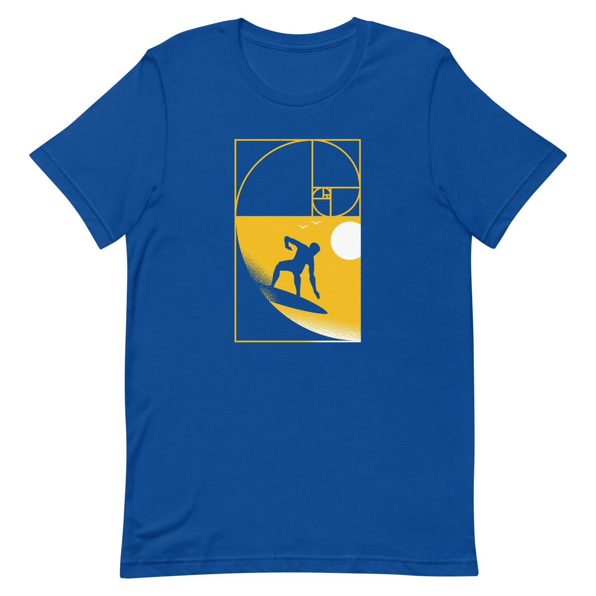 Golden Spiral Wave Men's Signature Tee