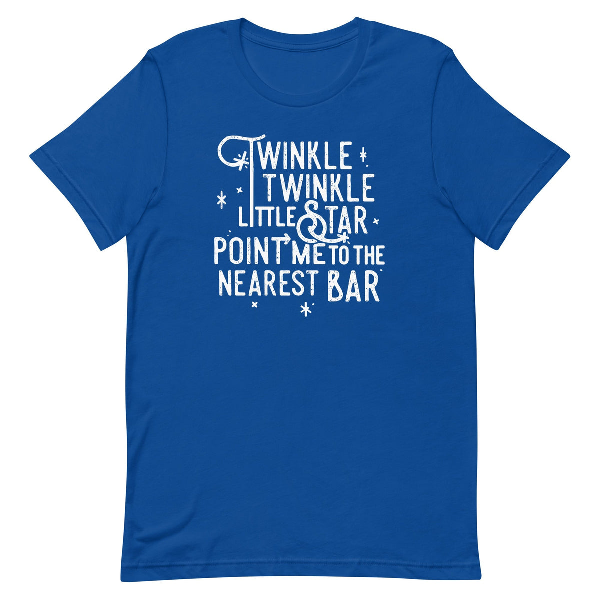 Point Me To The Nearest Bar Men's Signature Tee
