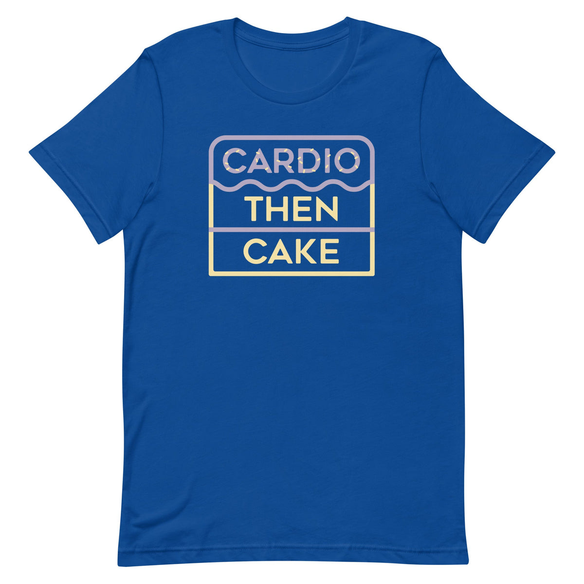 Cardio Then Cake Men's Signature Tee
