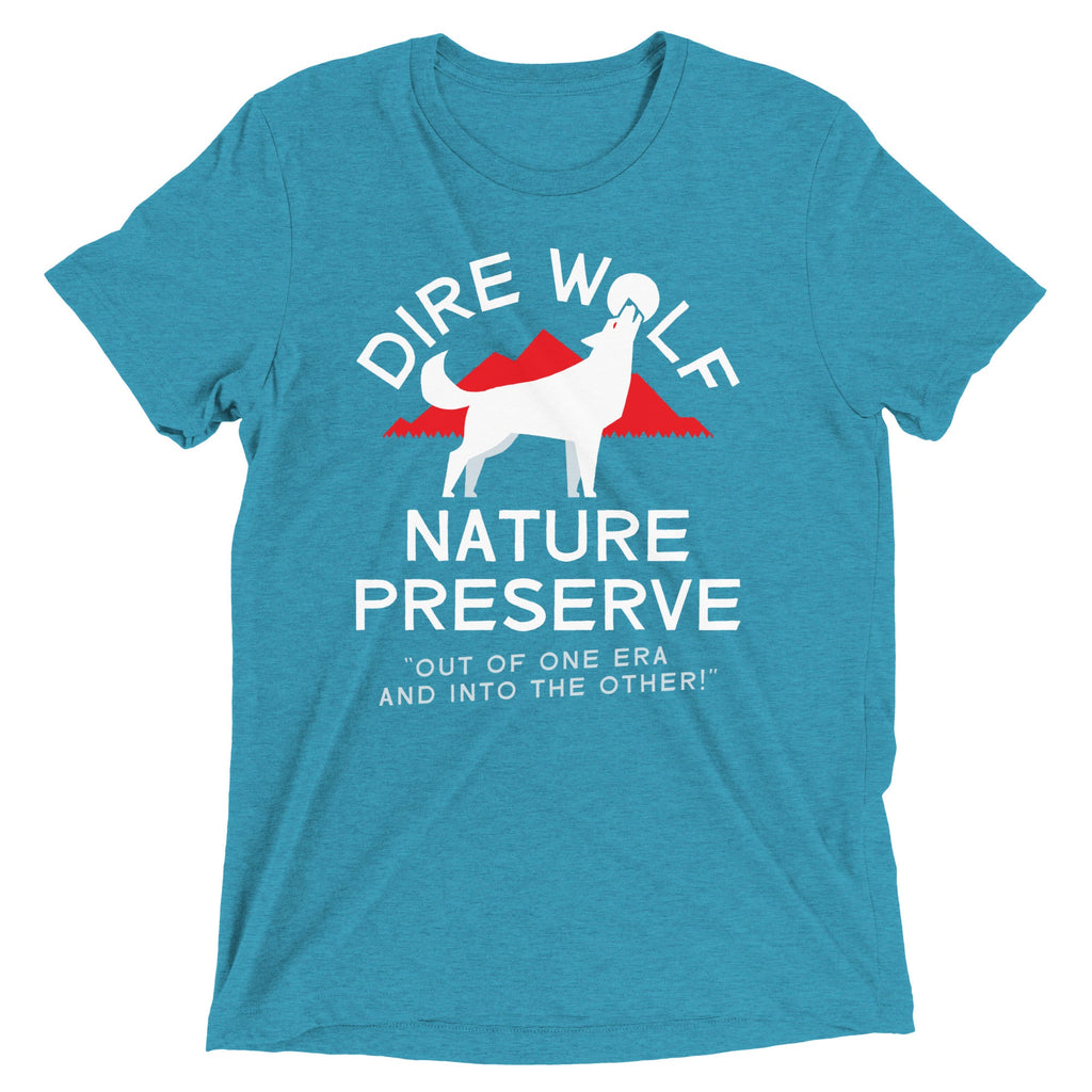Dire Wolf Nature Preserve Men's Tri-Blend Tee