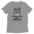 Silently Correcting Your Grammar Men's Tri-Blend Tee