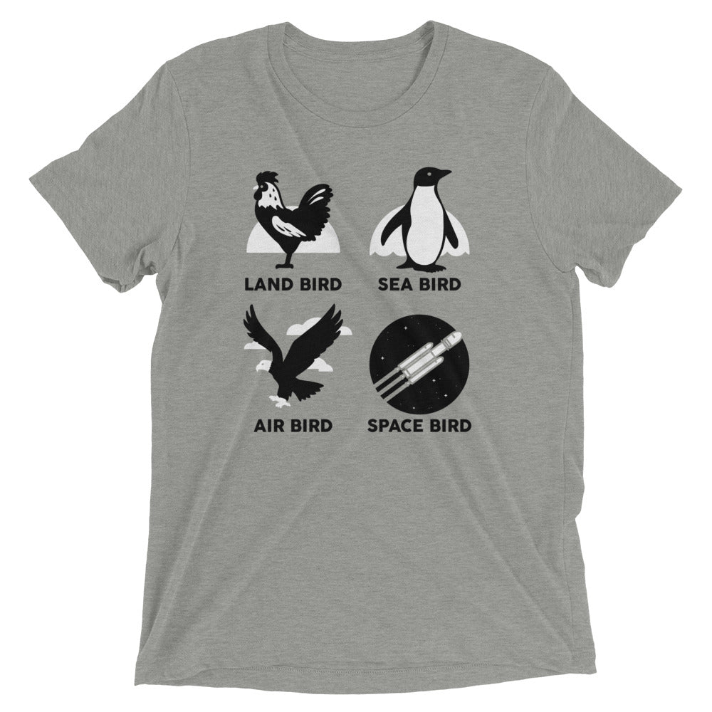 Types Of Birds Men's Tri-Blend Tee