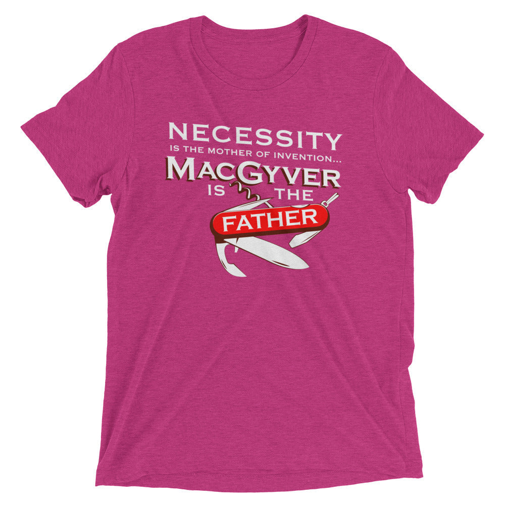 Necessity Is The Mother Men's Tri-Blend Tee