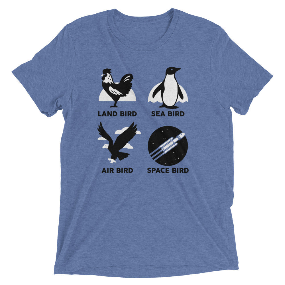 Types Of Birds Men's Tri-Blend Tee