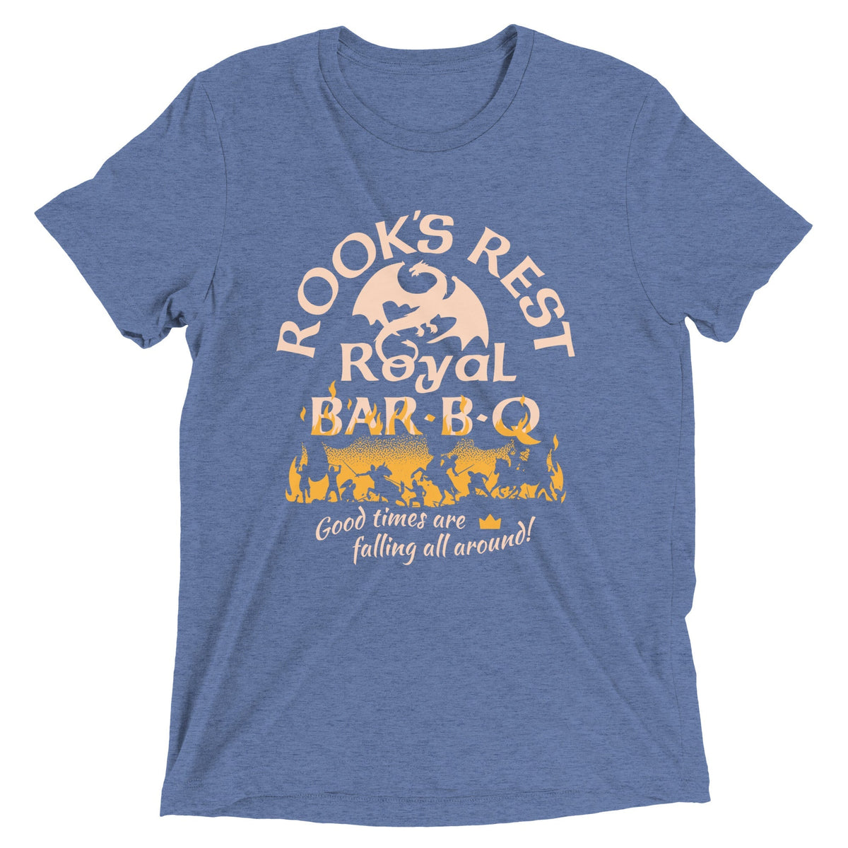 Rook's Rest Royal Bar-B-Q Men's Tri-Blend Tee