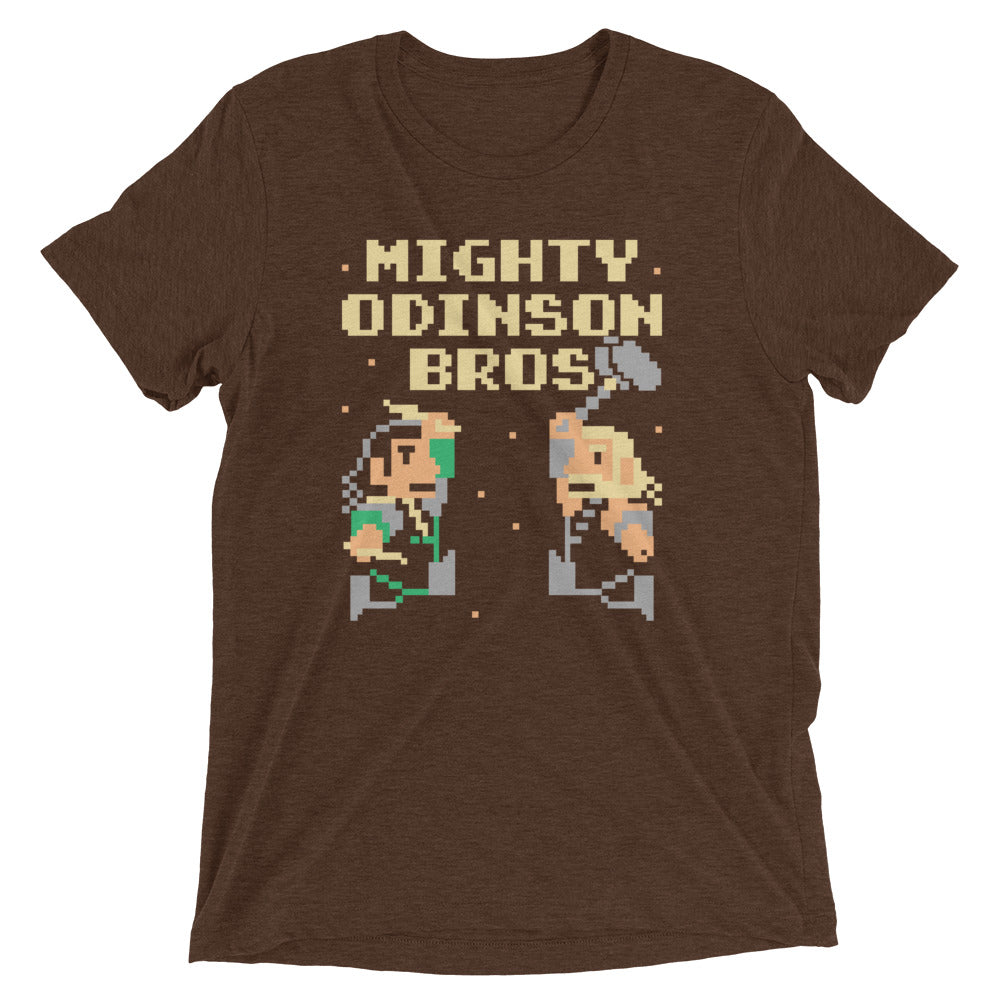 Mighty Odinson Bros Men's Tri-Blend Tee