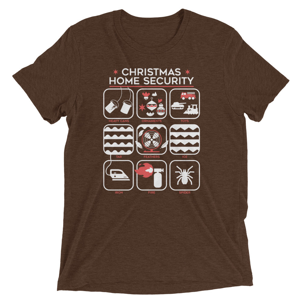 Christmas Home Security Men's Tri-Blend Tee