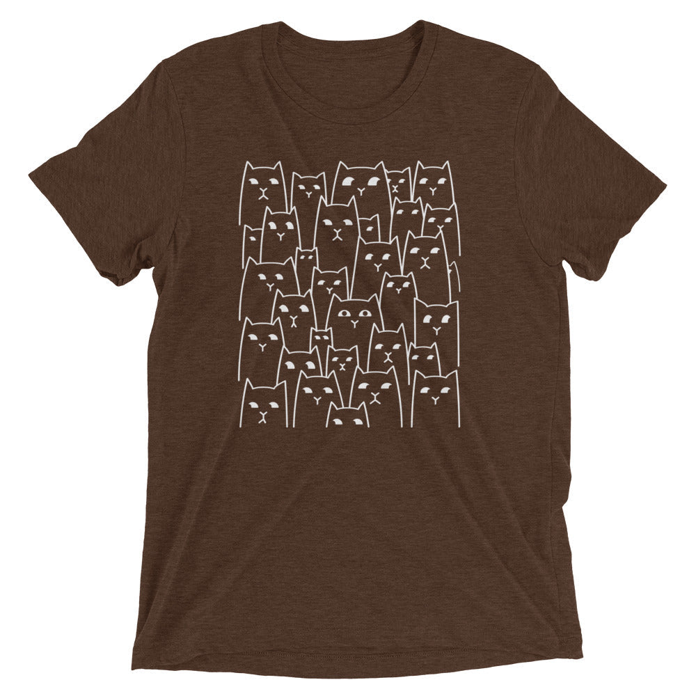 Suspicious Cats Men's Tri-Blend Tee