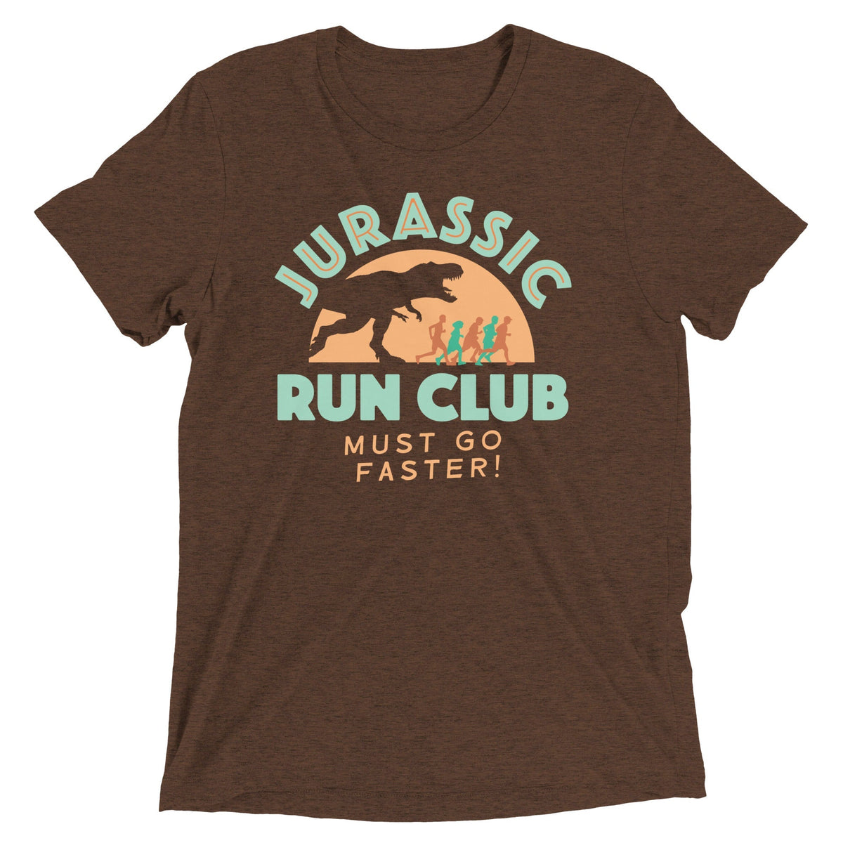 Jurassic Run Club Men's Tri-Blend Tee