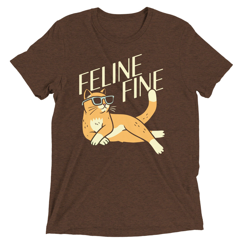 Feline Fine Men's Tri-Blend Tee