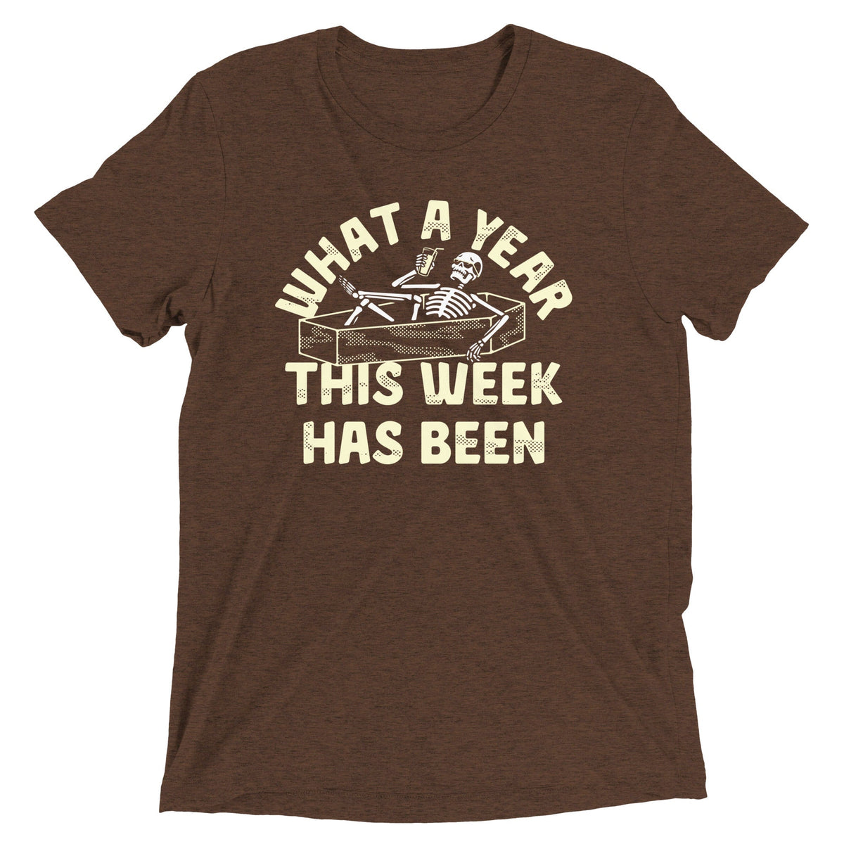 What A Year This Week Has Been Men's Tri-Blend Tee