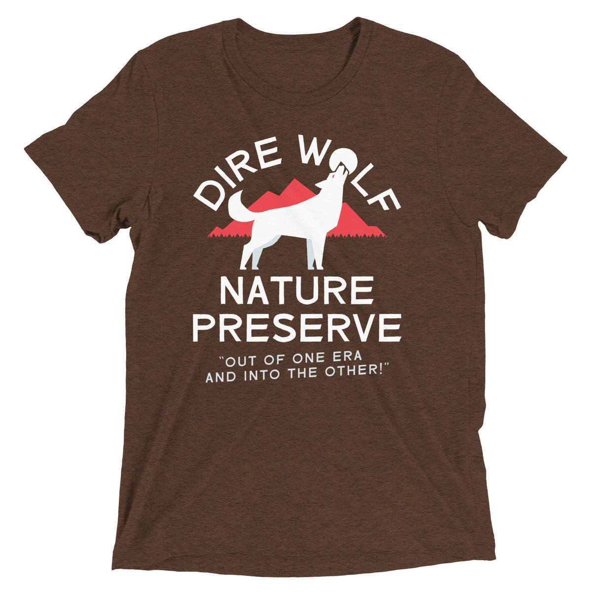 Dire Wolf Nature Preserve Men's Tri-Blend Tee