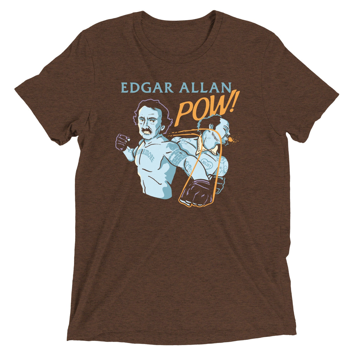 Edgar Allan Pow! Men's Tri-Blend Tee