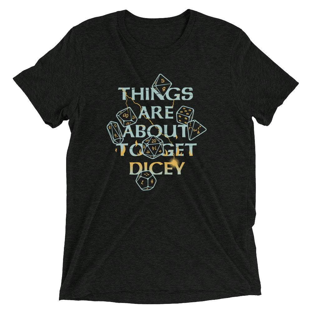 Things Are About To Get Dicey Men's Tri-Blend Tee