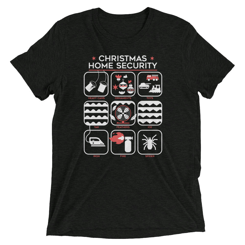 Christmas Home Security Men's Tri-Blend Tee