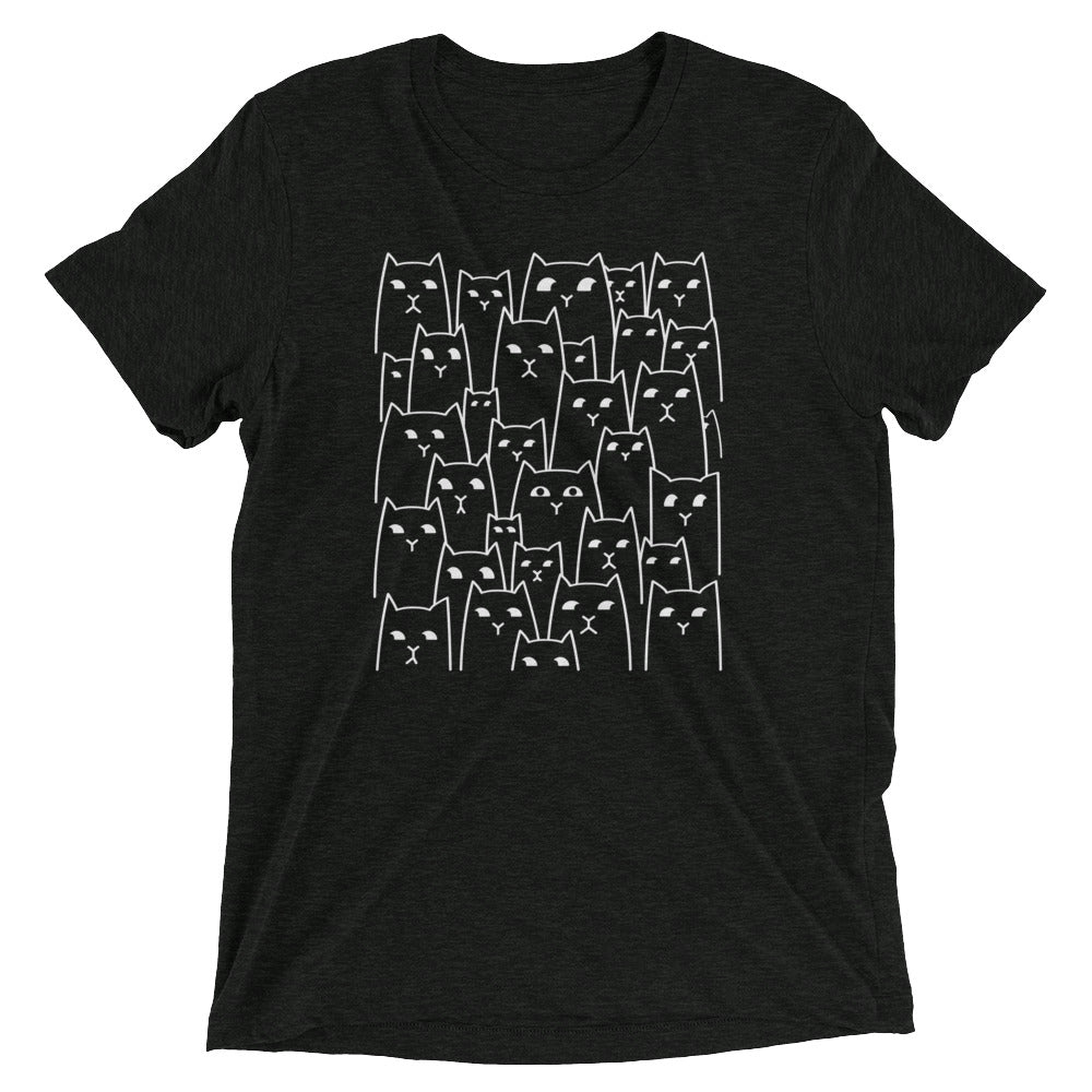 Suspicious Cats Men's Tri-Blend Tee