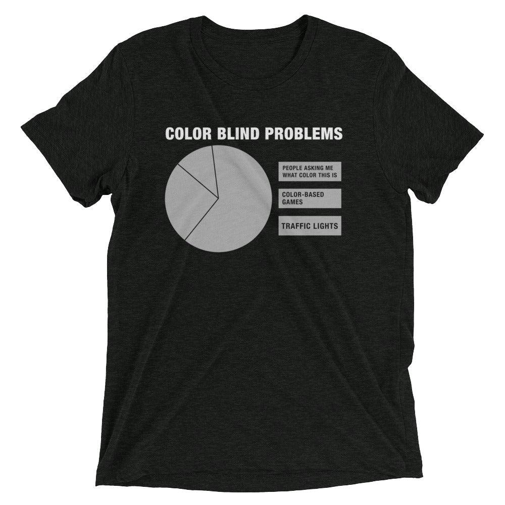 Color Blind Problems Men's Tri-Blend Tee