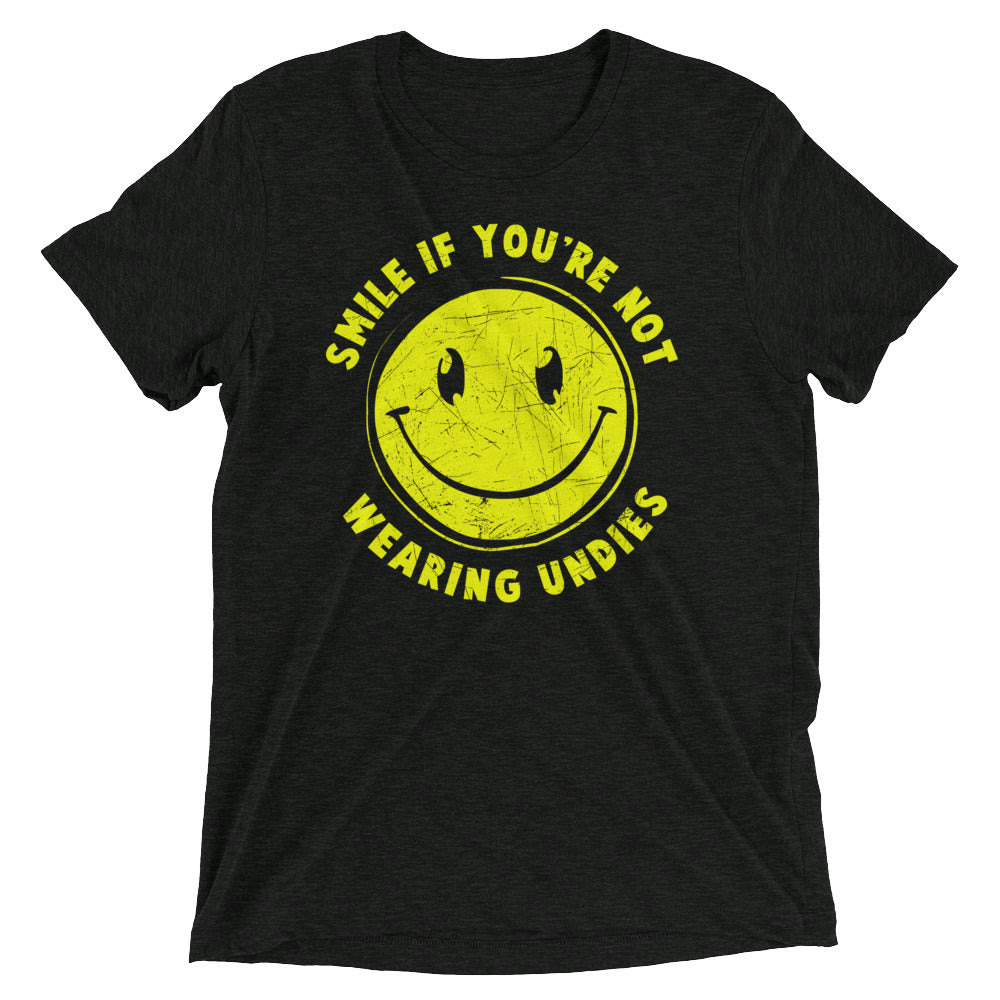 Smile For No Undies Men's Tri-Blend Tee