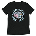 Caffeinated & Moo'tivated Men's Tri-Blend Tee
