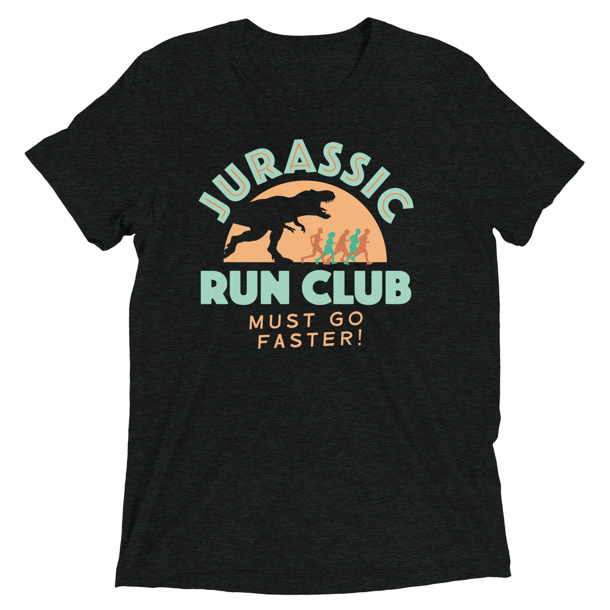 Jurassic Run Club Men's Tri-Blend Tee