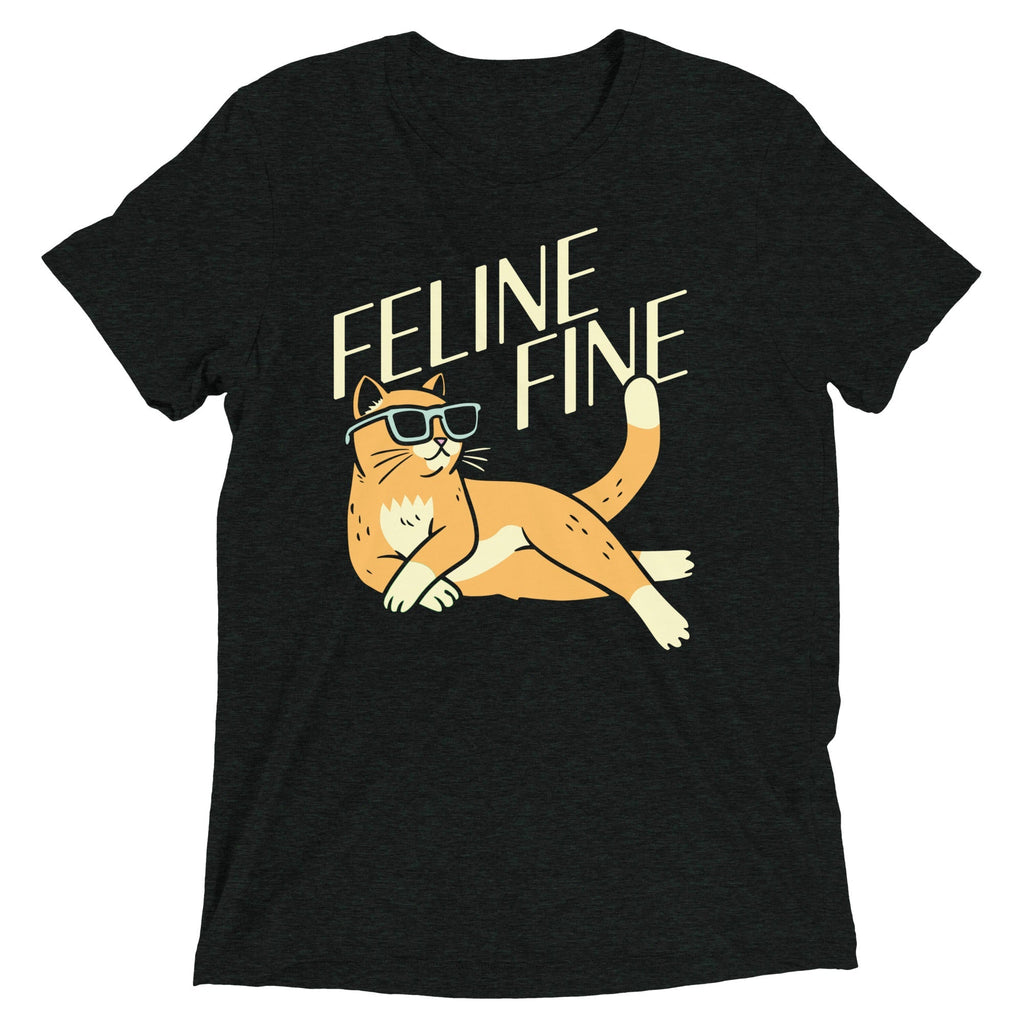 Feline Fine Men's Tri-Blend Tee