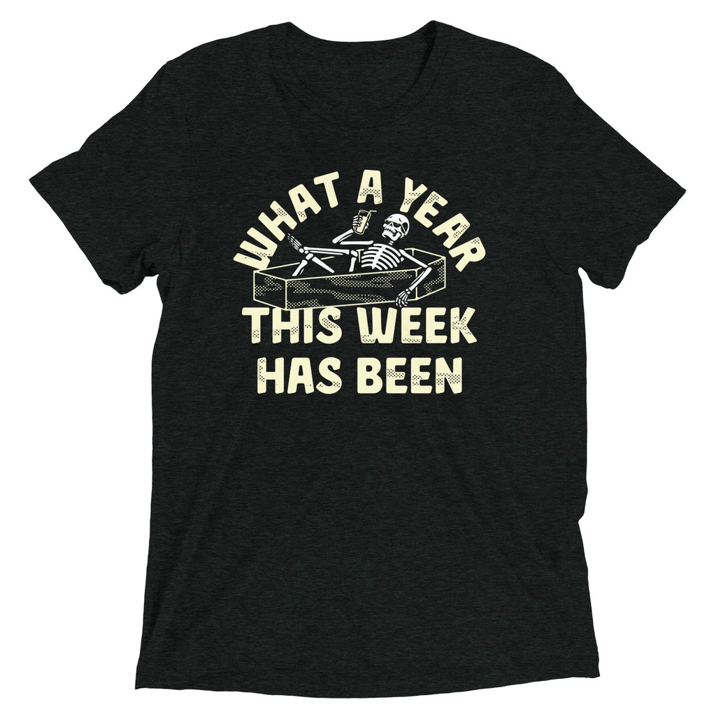 What A Year This Week Has Been Men's Tri-Blend Tee