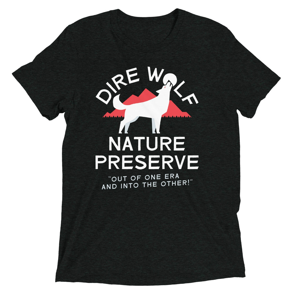 Dire Wolf Nature Preserve Men's Tri-Blend Tee