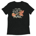 I'd Like To Use My Bonus Action To Panic Men's Tri-Blend Tee