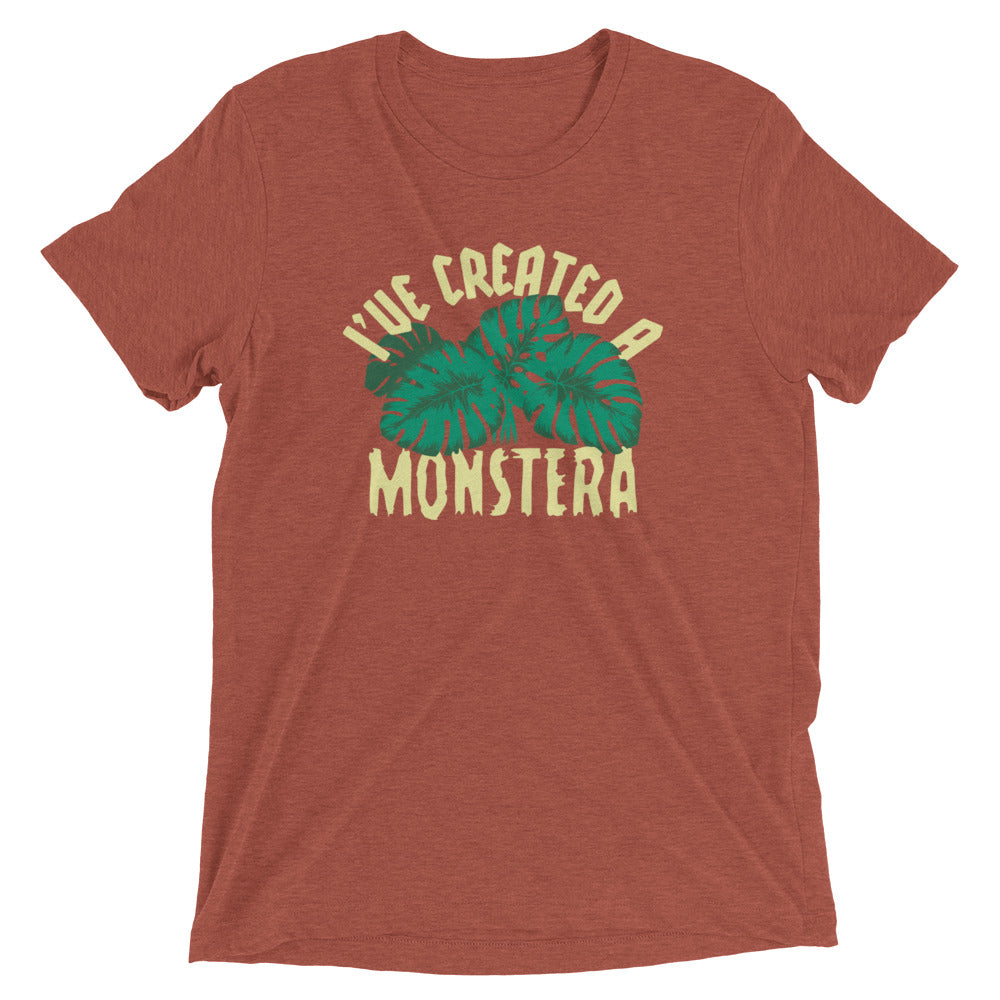 I've Created A Monstera Men's Tri-Blend Tee
