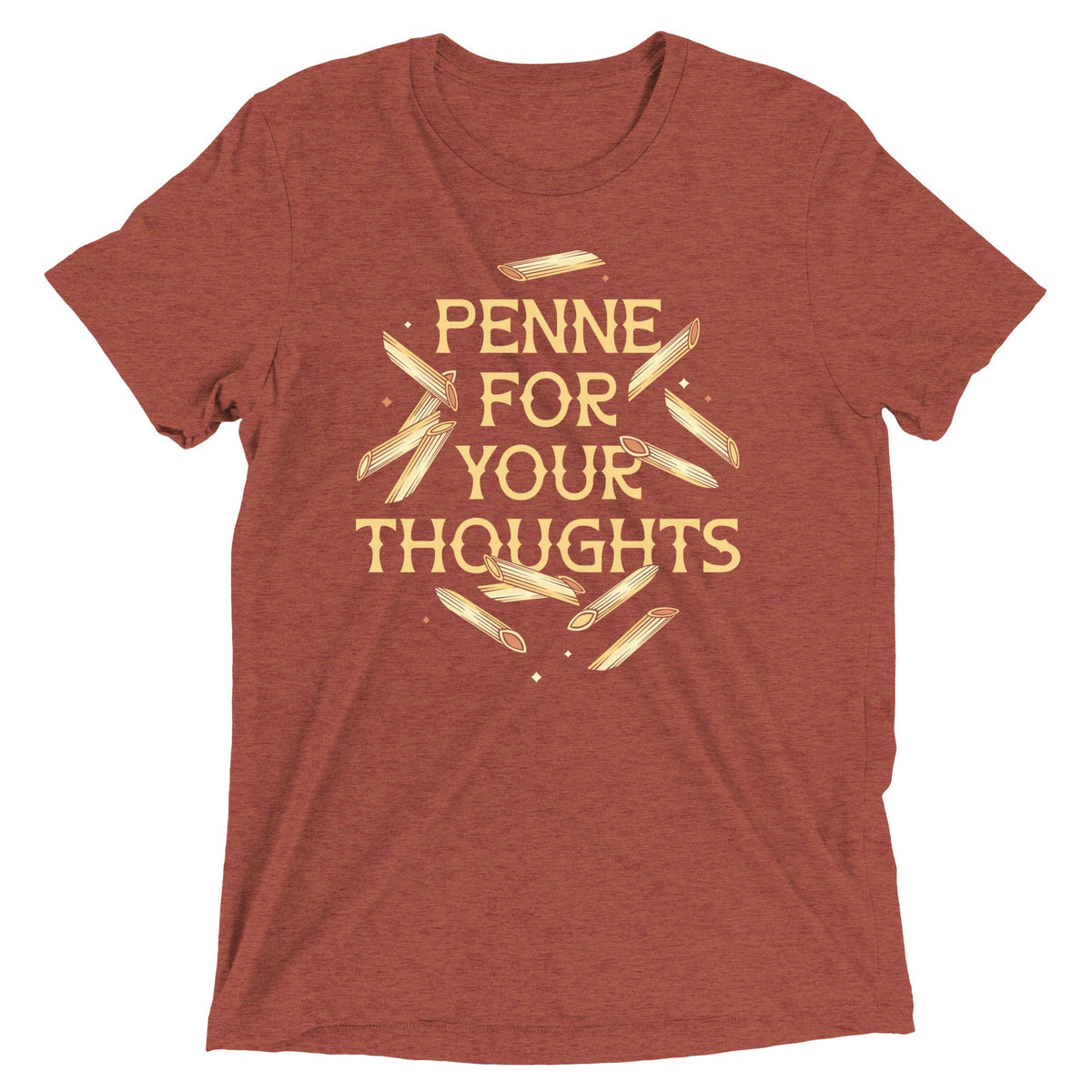 Penne For Your Thoughts Men's Tri-Blend Tee