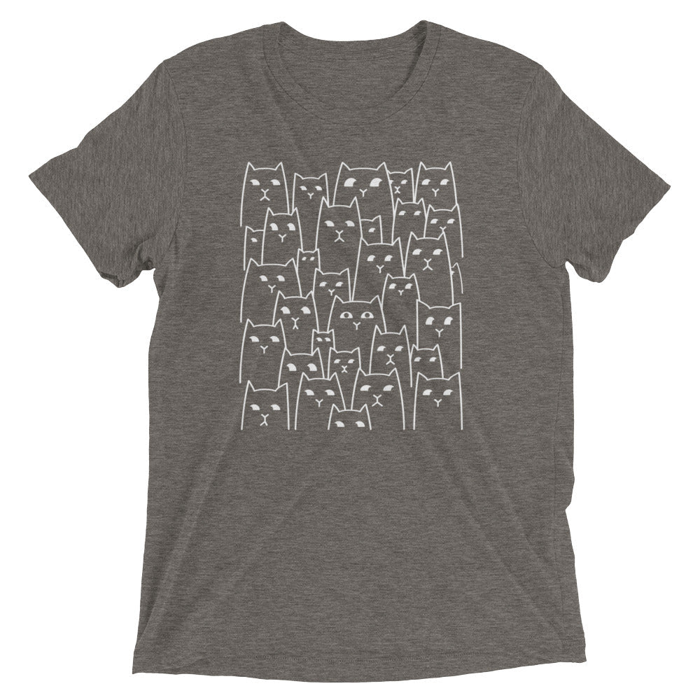 Suspicious Cats Men's Tri-Blend Tee