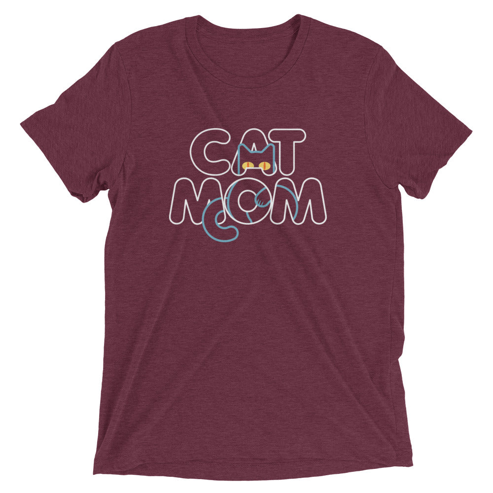 Cat Mom Men's Tri-Blend Tee